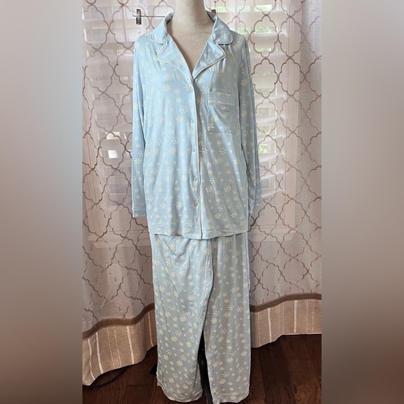 Tommy John Light Blue Pajama Set - Picture 1 of 10
